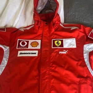 Puma Ferrari F1 windbreaker.